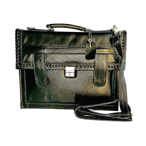 Executive-Class Leather Briefcase