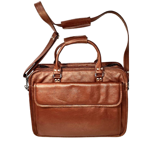 Slimline Leather Business Messenger Bag