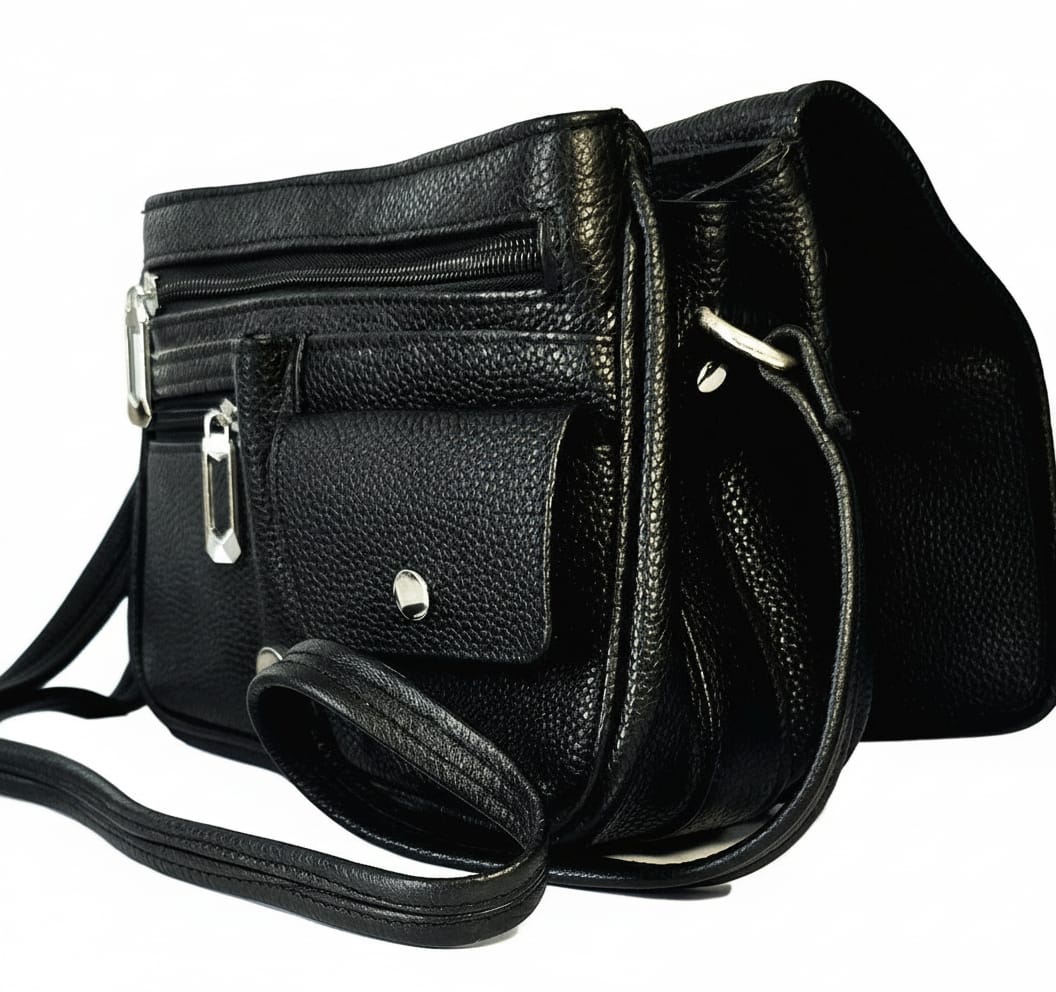 Women’s Luxe Crossbody (Black) - Image 2