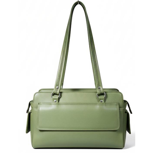 Olive Green Shoulder Tote
